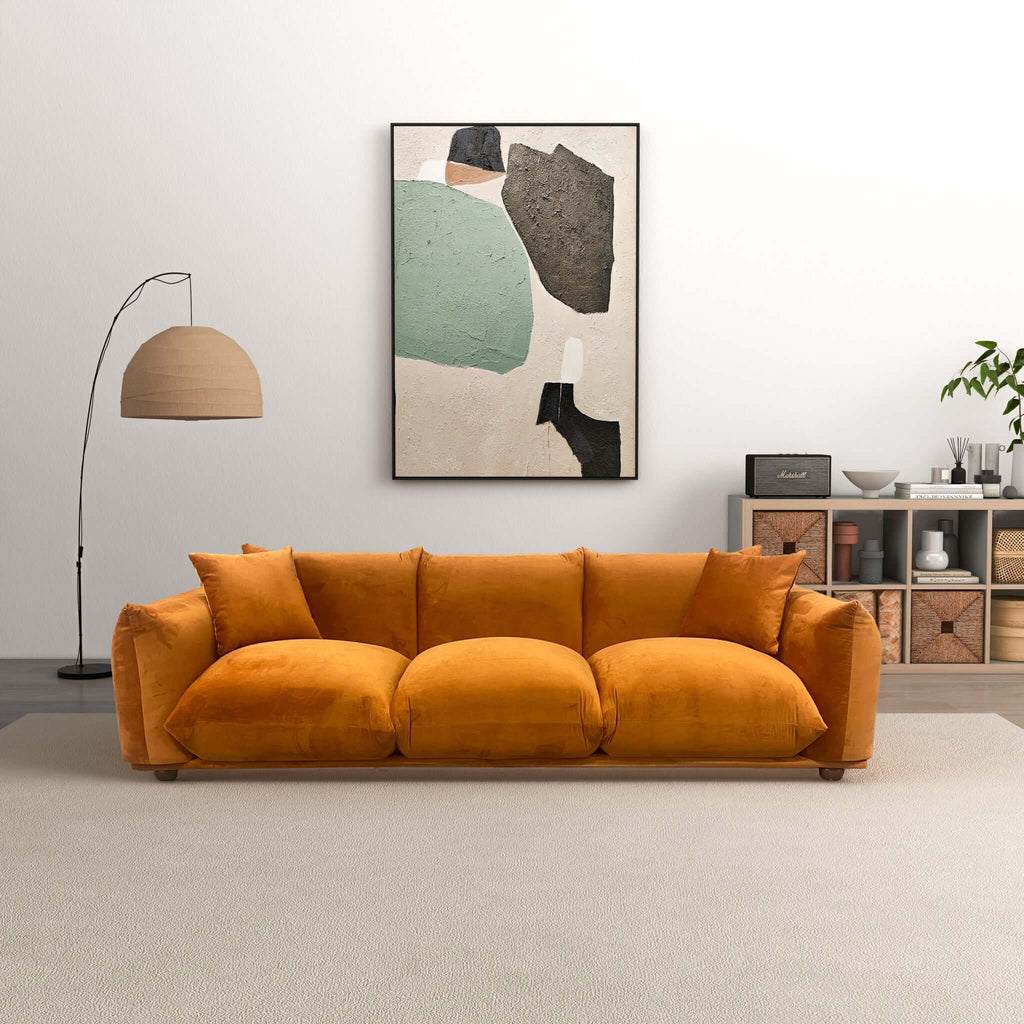 Axel Velvet Sofa