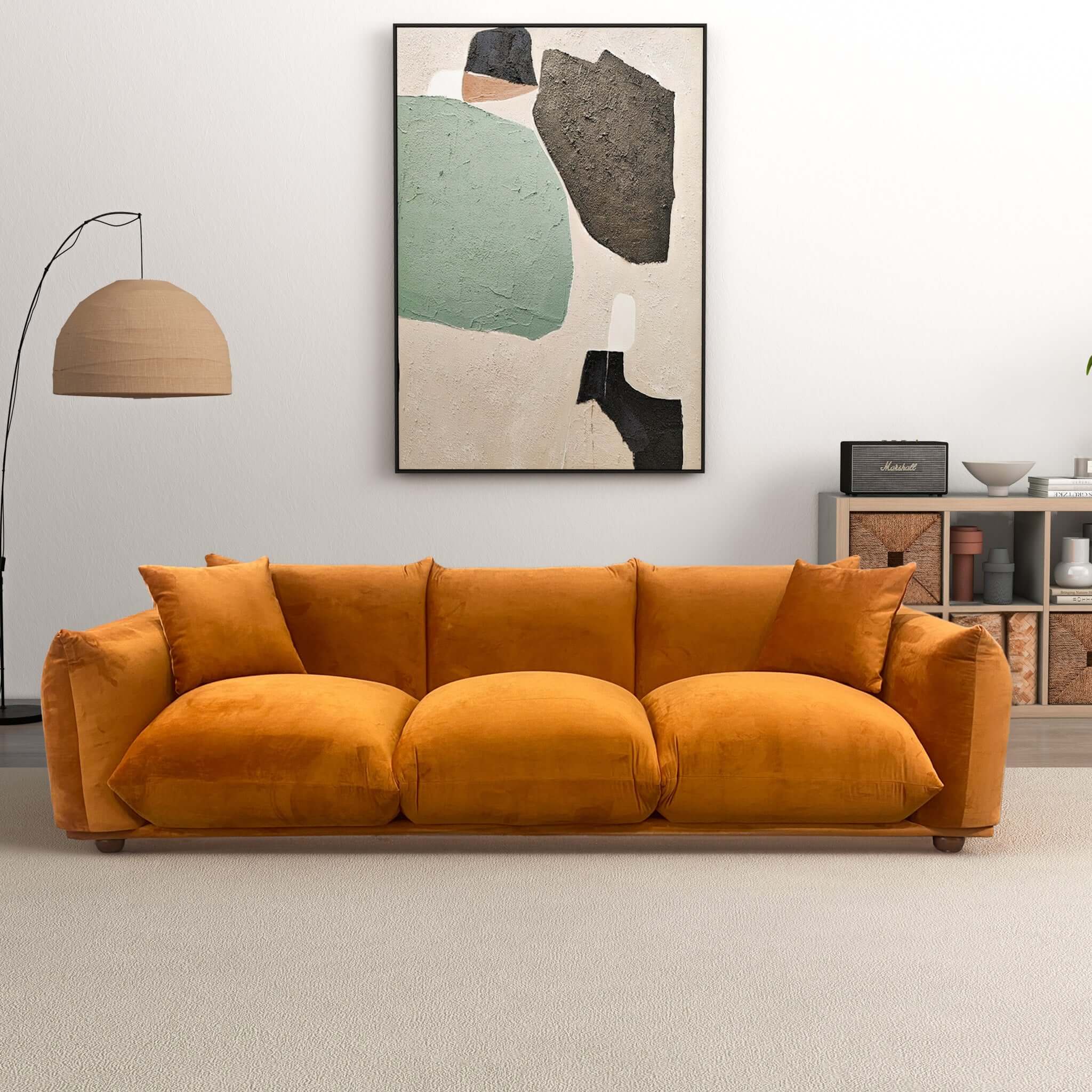 Axel Velvet Sofa