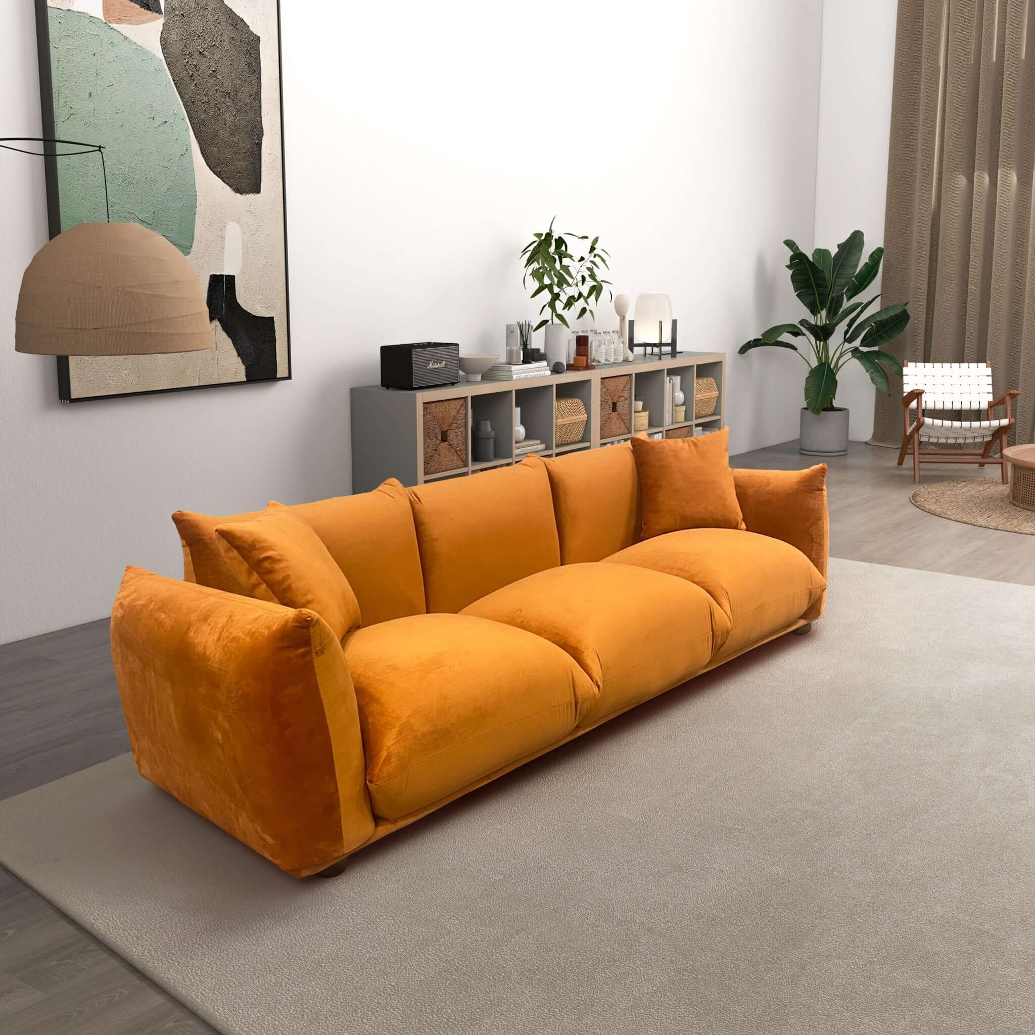 Axel Velvet Sofa