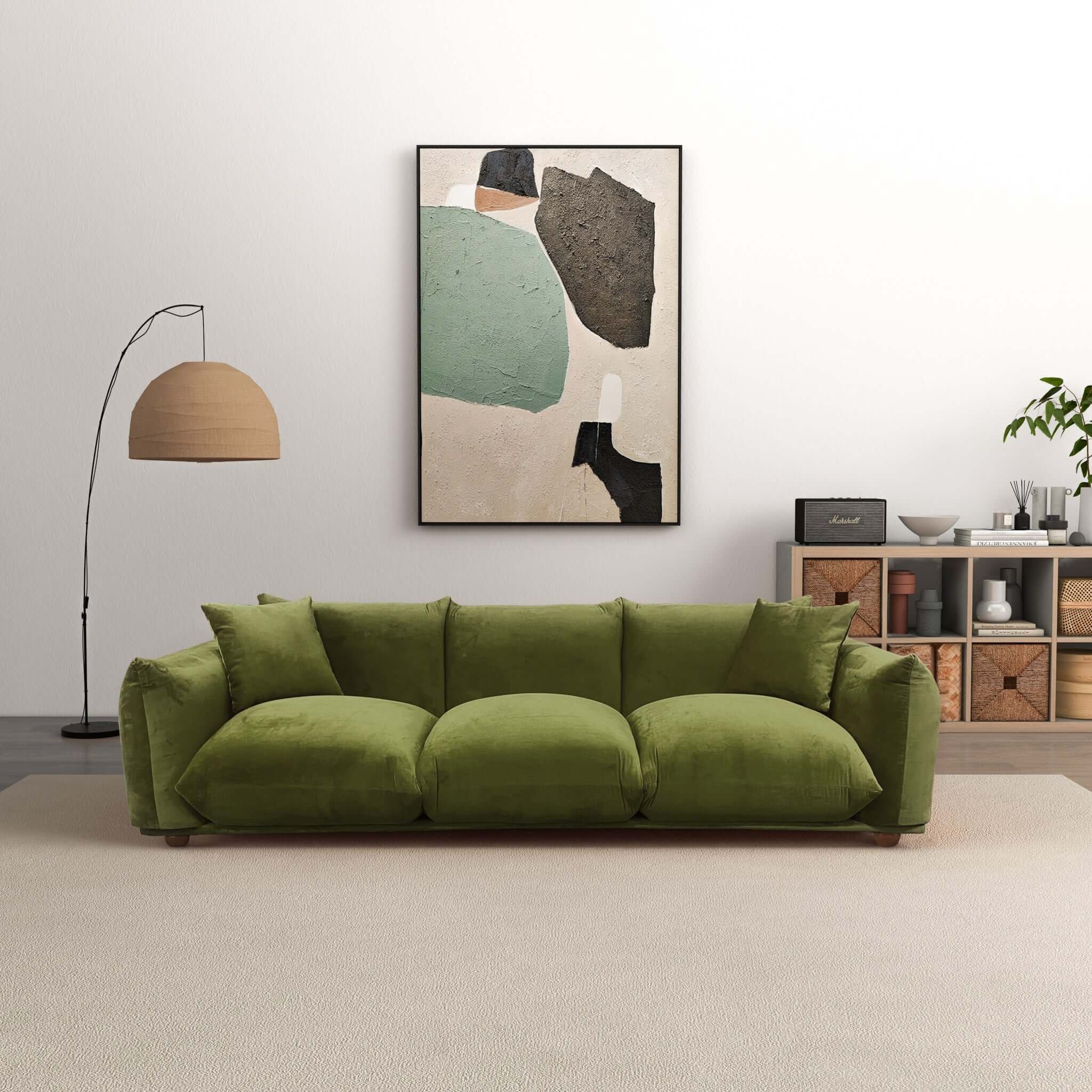 Axel Velvet Sofa