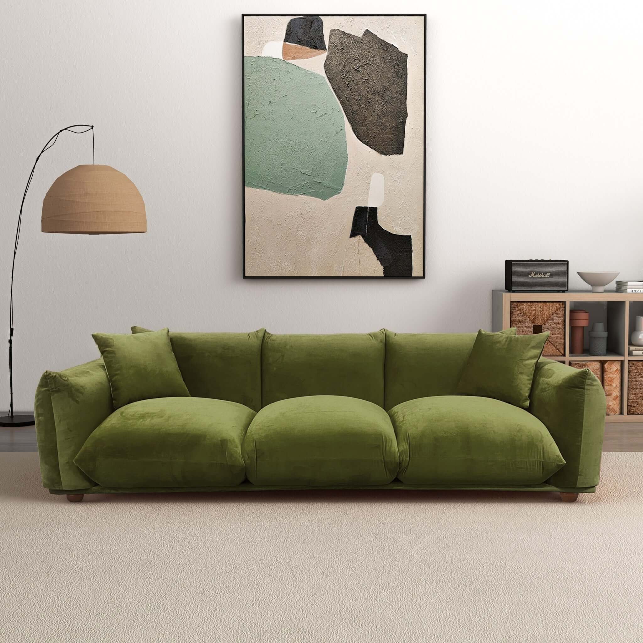 Axel Velvet Sofa