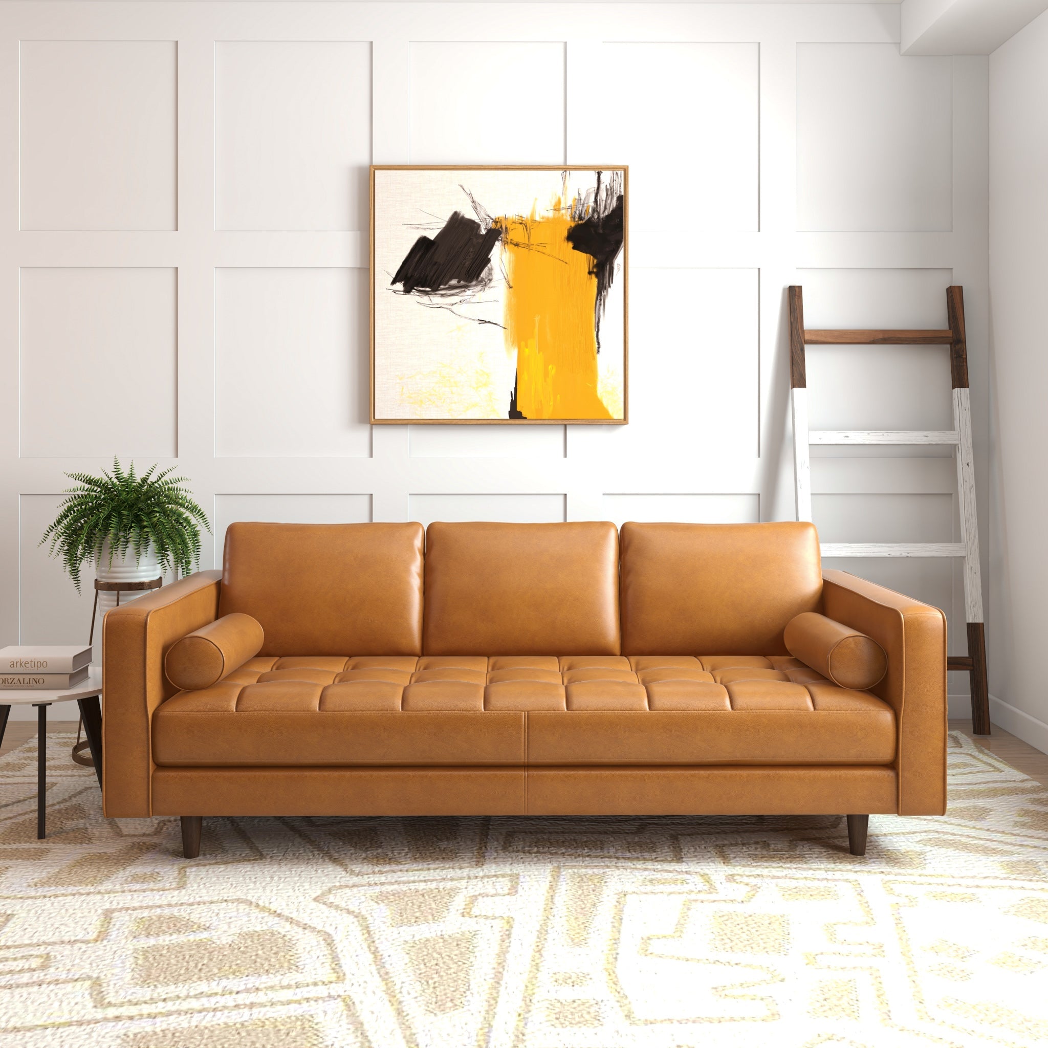 Carroll Leather Sofa