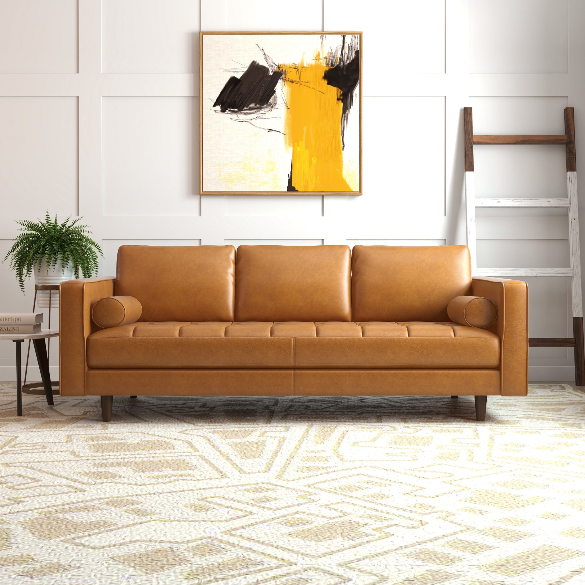 Carroll Leather Sofa