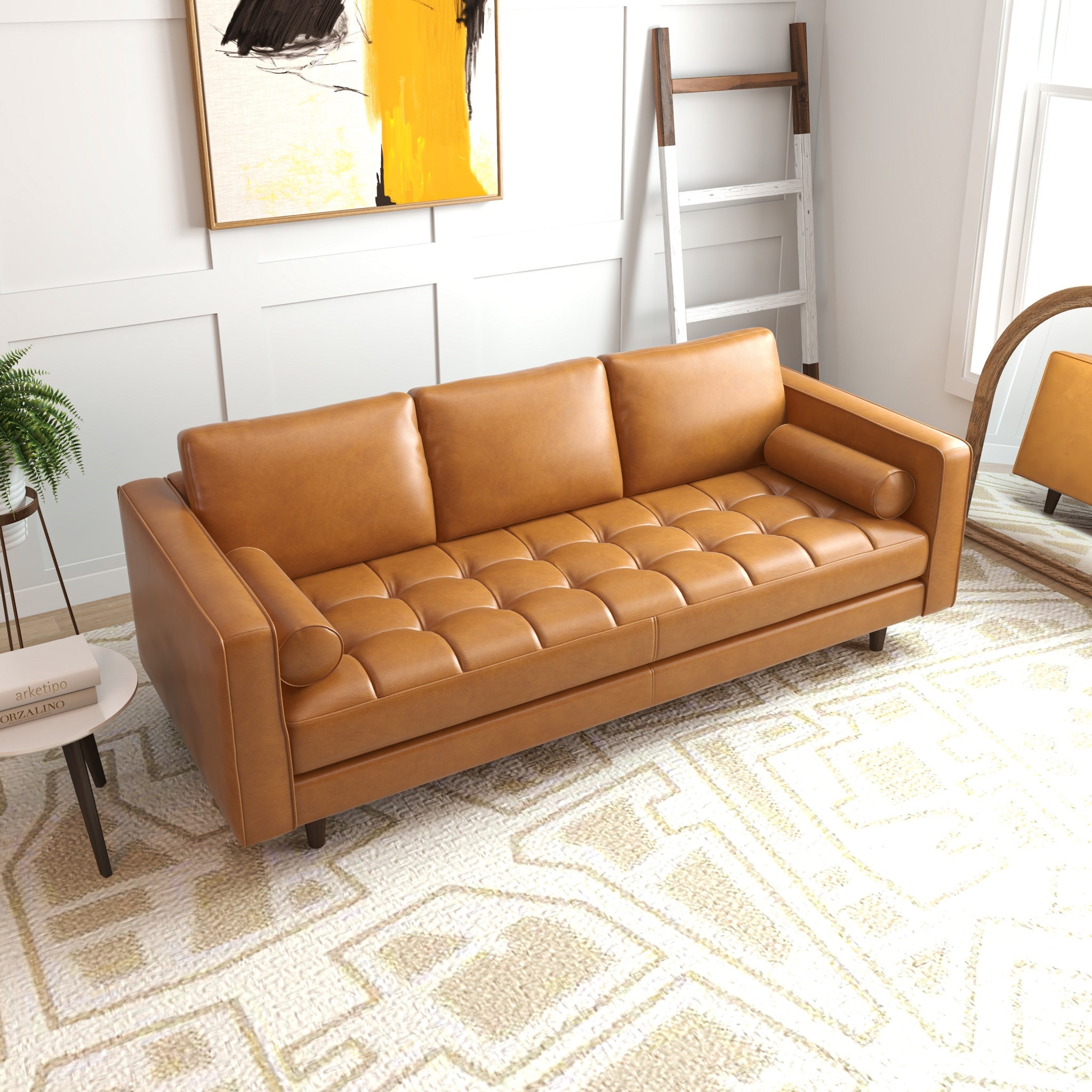 Carroll Leather Sofa