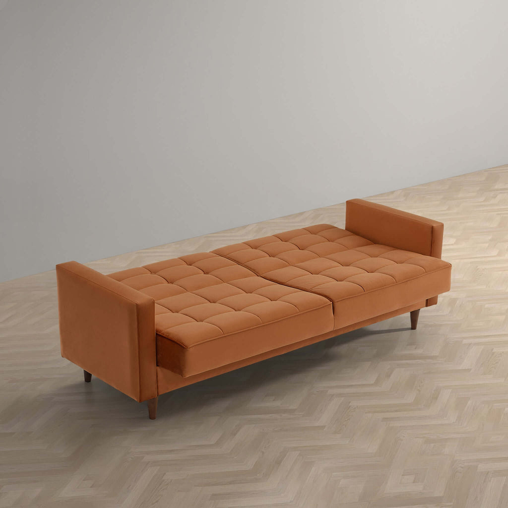 Clifton Sleeper Velvet Sofa