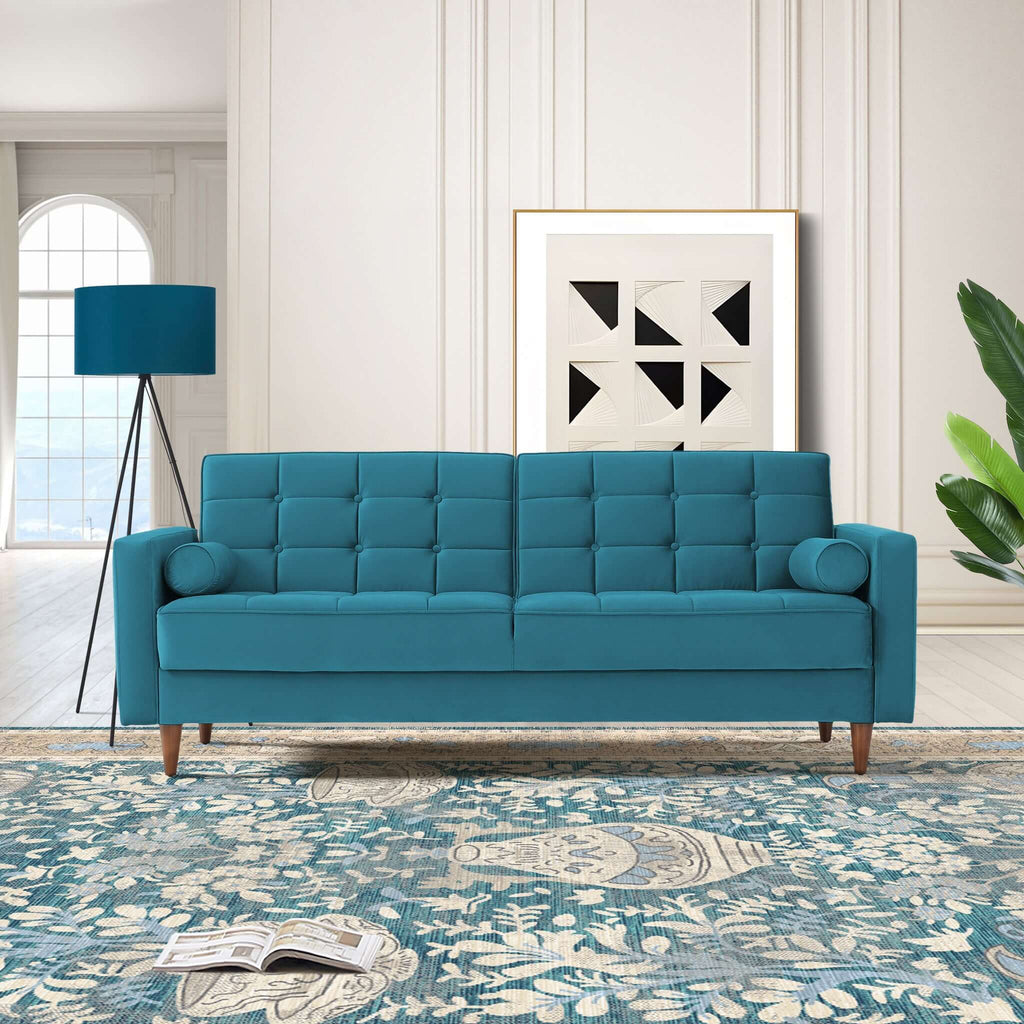 Clifton Sleeper Velvet Sofa