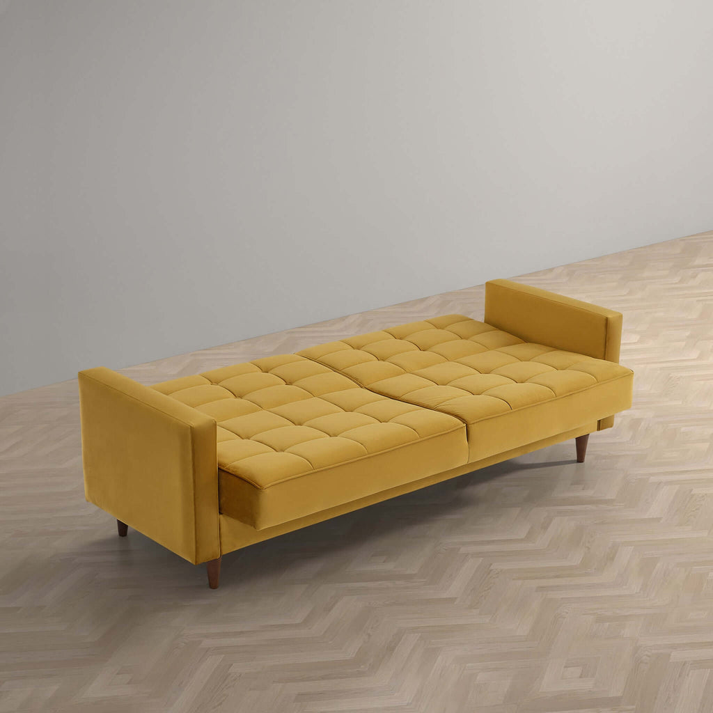 Clifton Sleeper Velvet Sofa