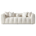Arhaus Ivory Chenille Sofa