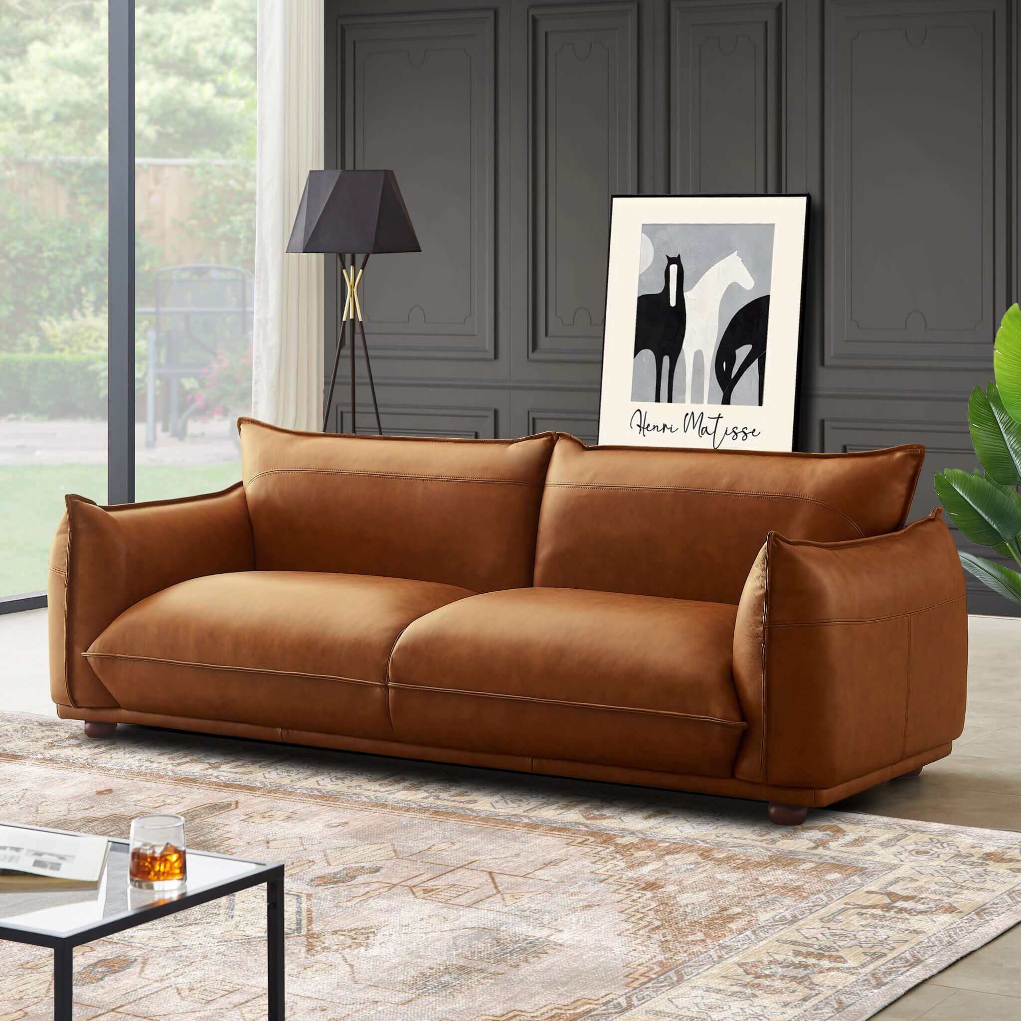 Marguerite Leather Sofa