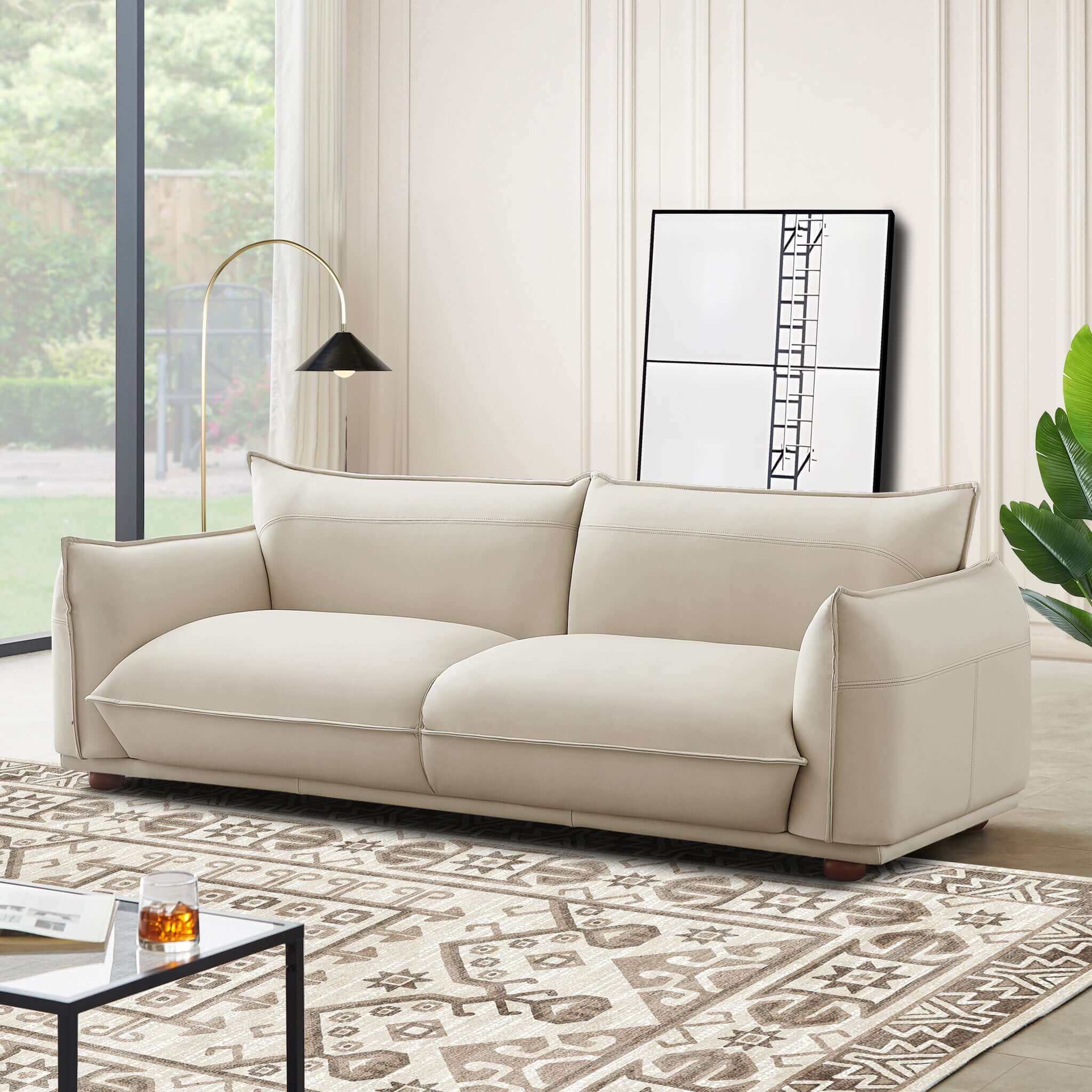 Marguerite Leather Sofa
