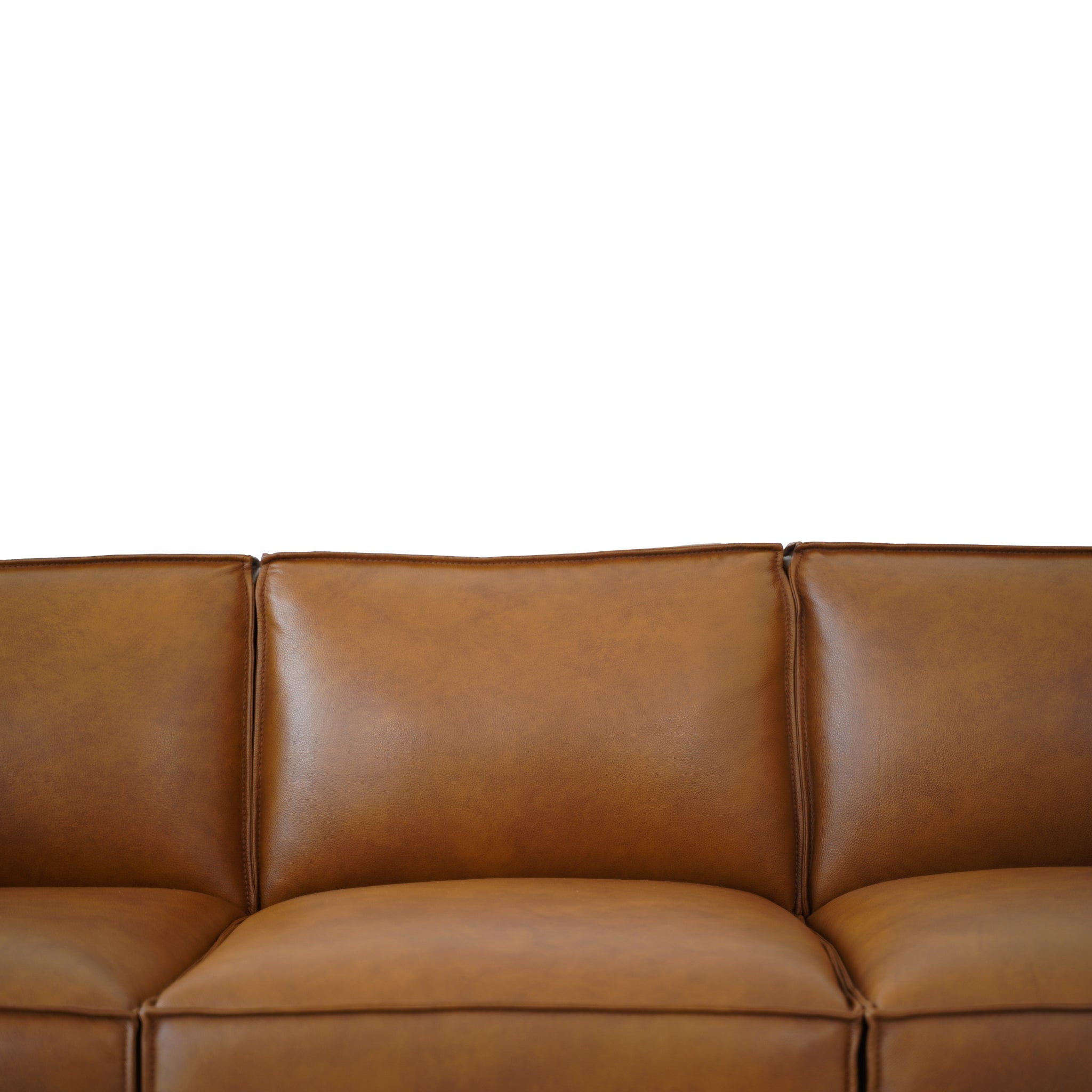 Urban Tan Leather Sofa