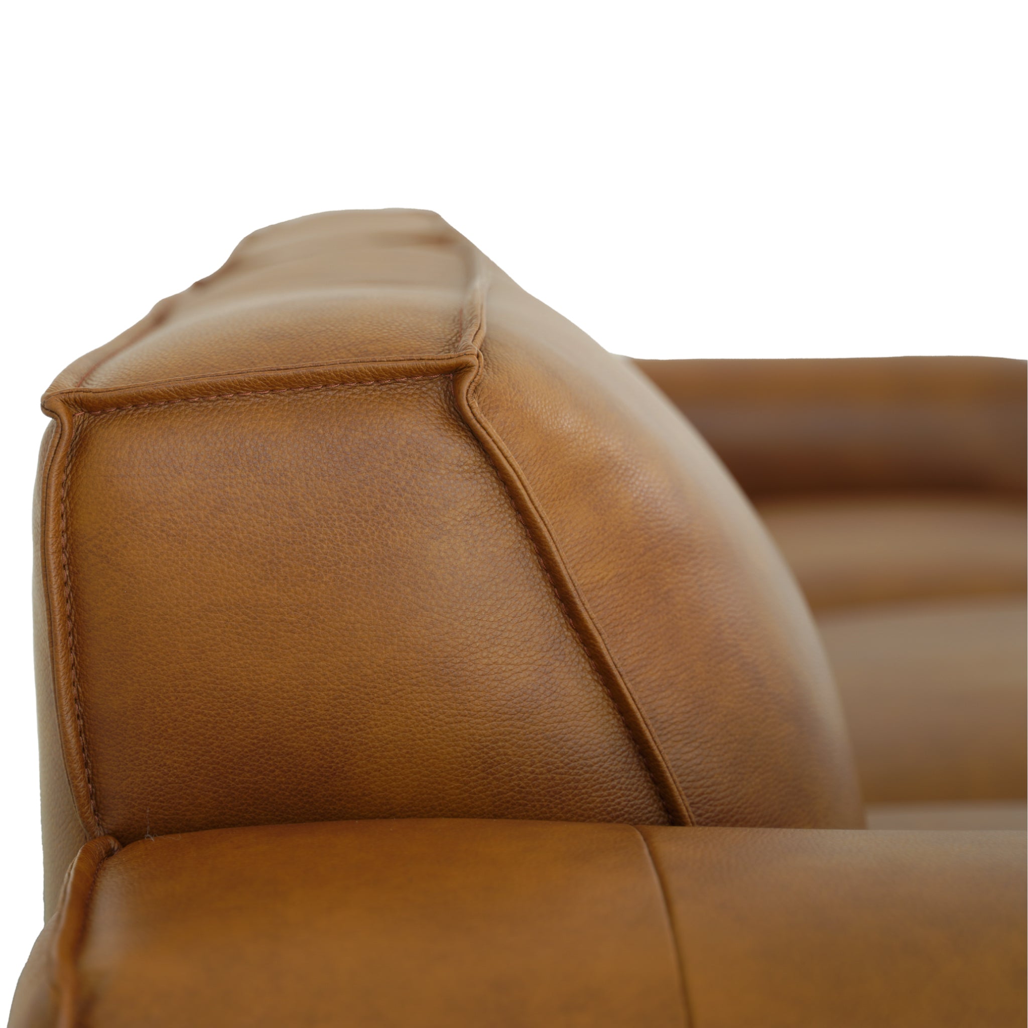 Urban Tan Leather Sofa